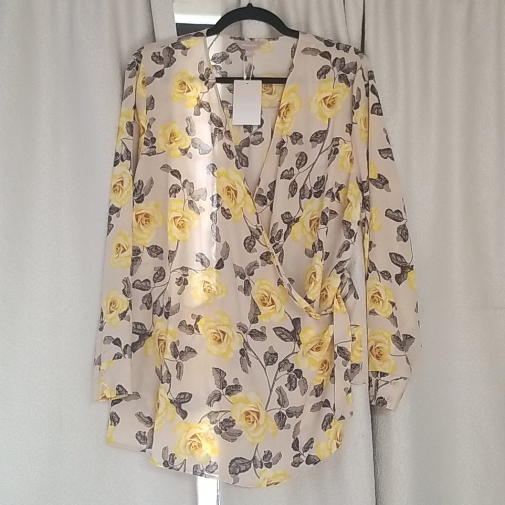 Anthology wrap blouse.